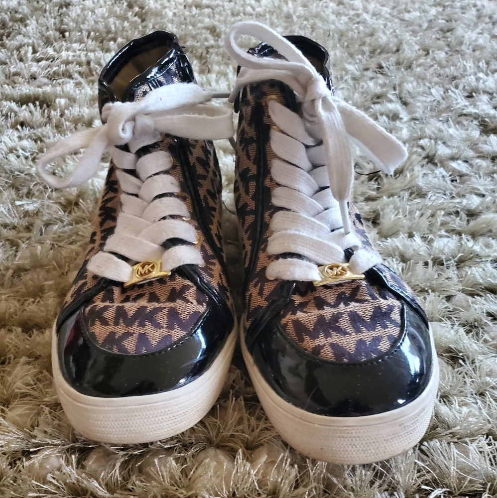 Child's Michael Kors Canvas Gold / black